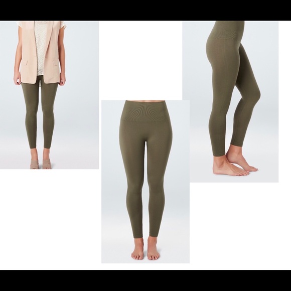 CROPPED LAMN LEGGINGS,Green,2X CROPPED LAMN LEGGINGS,Green,2X